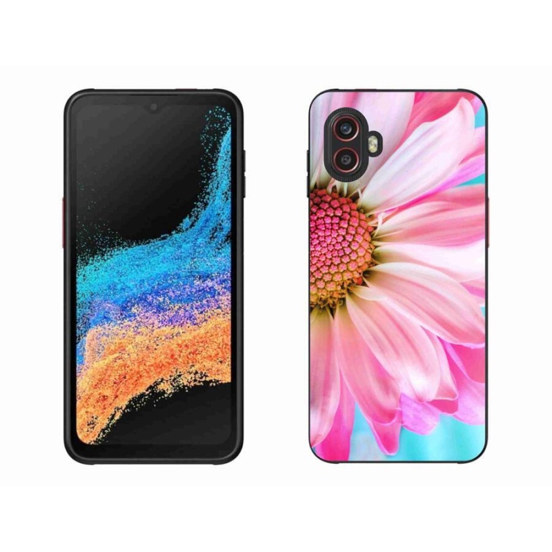 Gélový kryt mmCase na mobil Samsung Galaxy Xcover 6 Pro - ružová kvetina