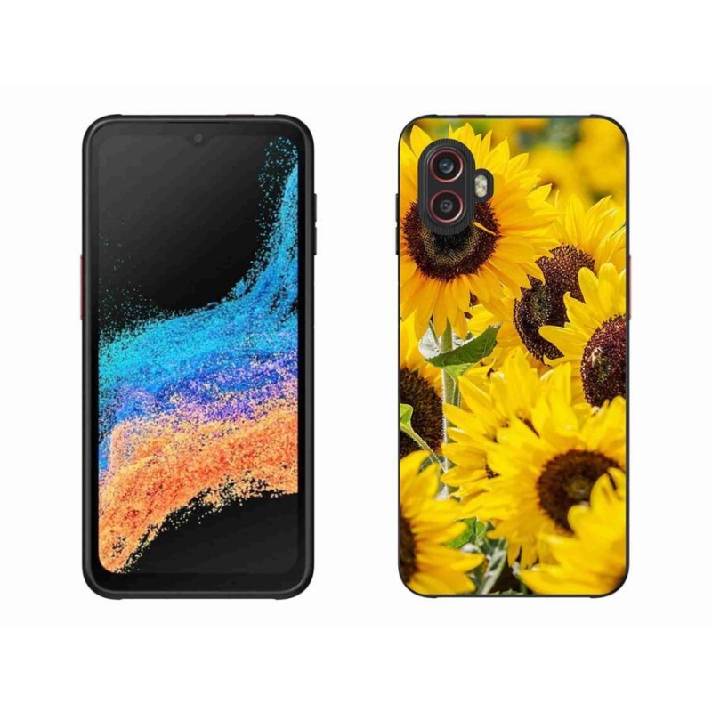 Gélový kryt mmCase na mobil Samsung Galaxy Xcover 6 Pro - slnečnice