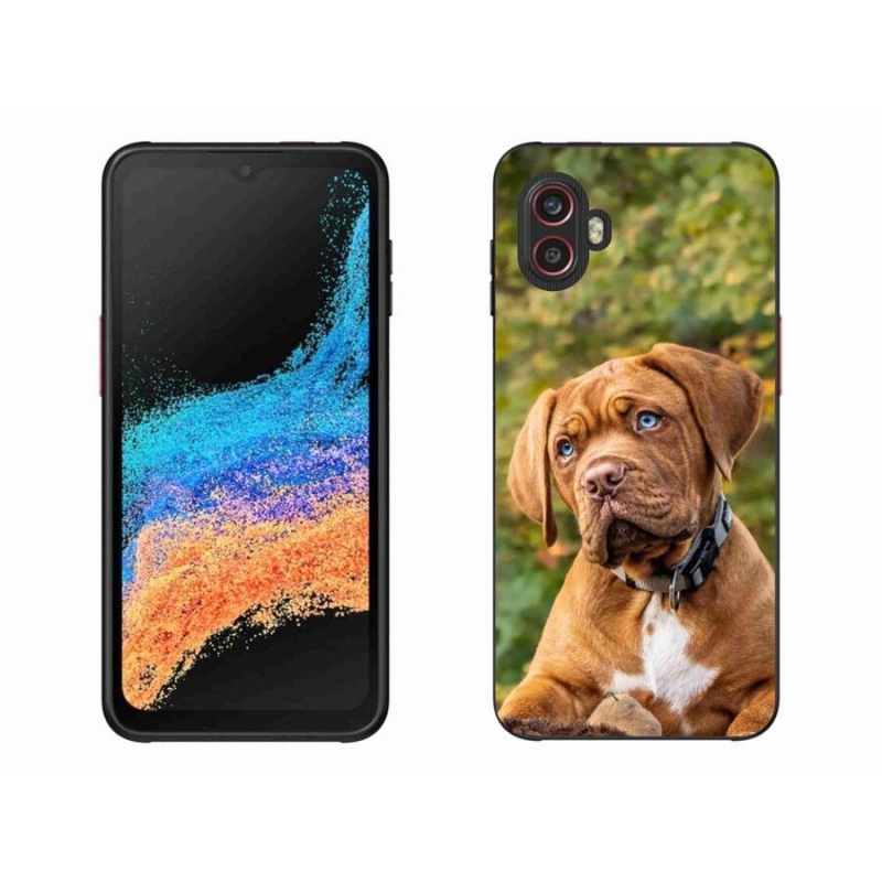 Gélový kryt mmCase na mobil Samsung Galaxy Xcover 6 Pro - šteňa