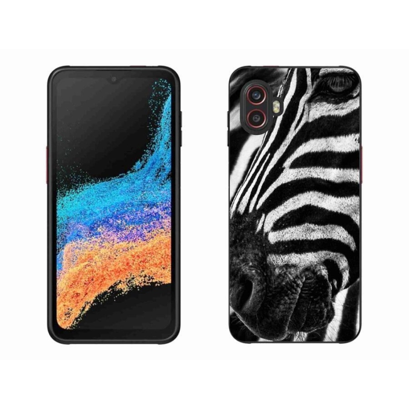 Gélový kryt mmCase na mobil Samsung Galaxy Xcover 6 Pro - zebra