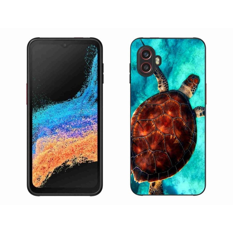 Gélový kryt mmCase na mobil Samsung Galaxy Xcover 6 Pro - korytnačka