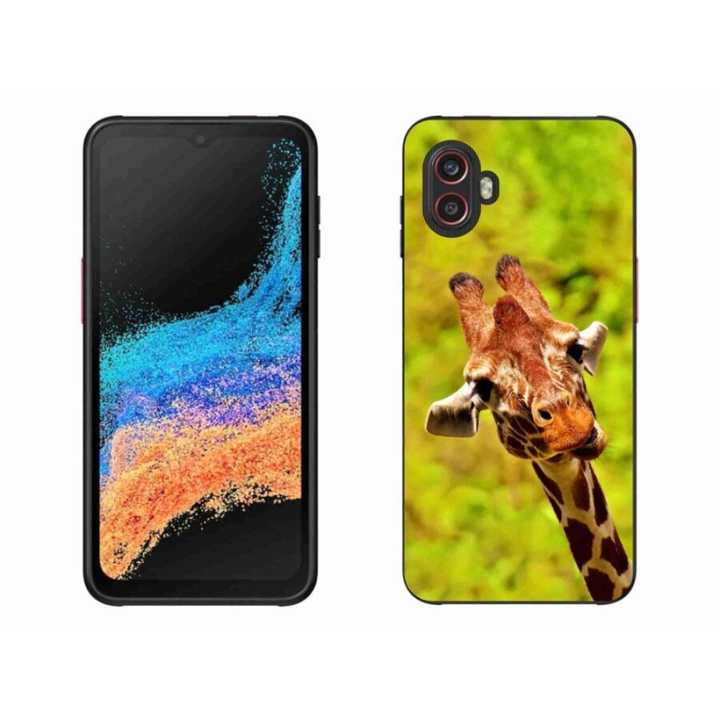 Gélový kryt mmCase na mobil Samsung Galaxy Xcover 6 Pro - žirafa