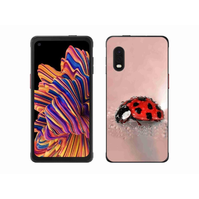 Gélový kryt mmCase na mobil Samsung Galaxy Xcover Pro - lienka