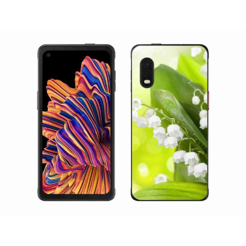 Gélový kryt mmCase na mobil Samsung Galaxy Xcover Pro - konvalinka