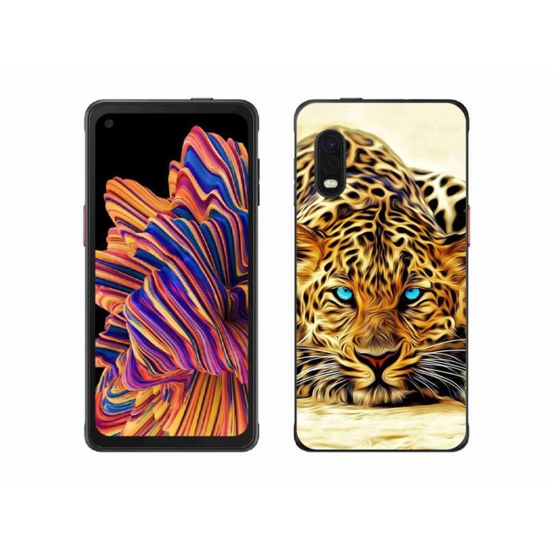 Gélový kryt mmCase na mobil Samsung Galaxy Xcover Pro - kreslený tiger