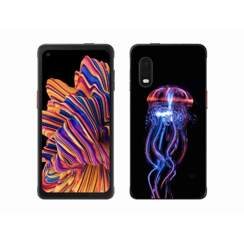 Gélový kryt mmCase na mobil Samsung Galaxy Xcover Pro - medúza