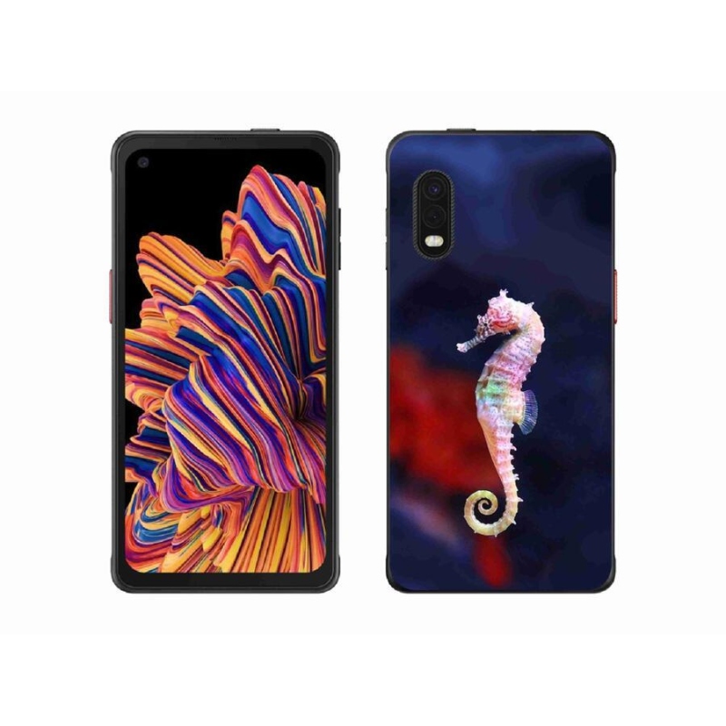 Gélový kryt mmCase na mobil Samsung Galaxy Xcover Pro - morský koník