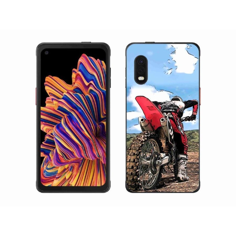 Gélový kryt mmCase na mobil Samsung Galaxy Xcover Pro - moto