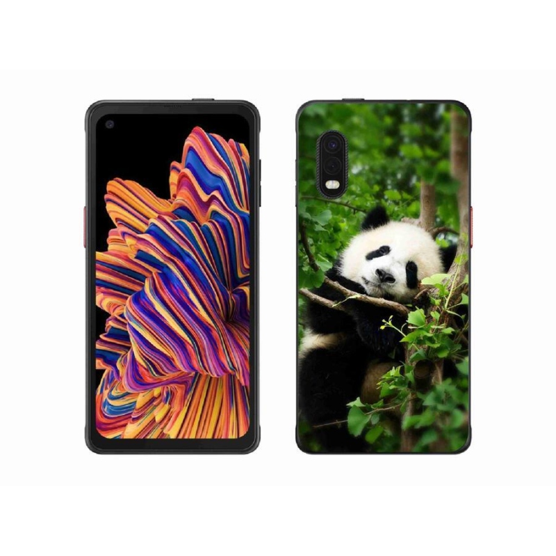 Gélový kryt mmCase na mobil Samsung Galaxy Xcover Pro - panda