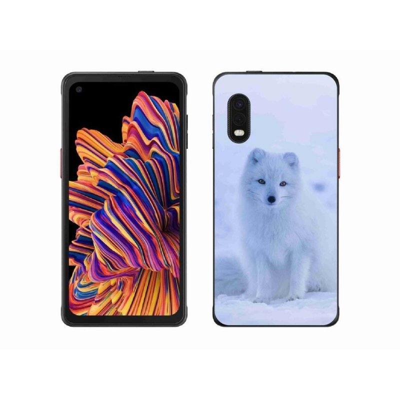 Gélový kryt mmCase na mobil Samsung Galaxy Xcover Pro - polárna líška