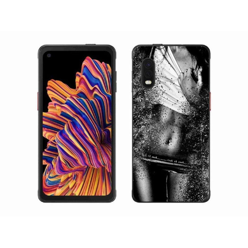 Gélový kryt mmCase na mobil Samsung Galaxy Xcover Pro - sexy žena 1