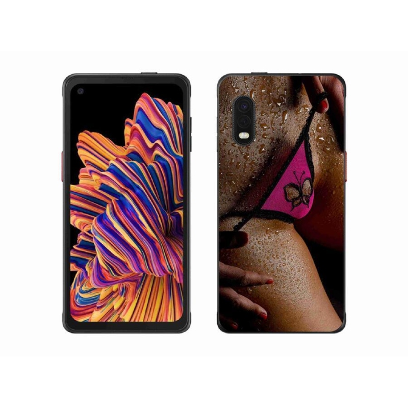 Gélový kryt mmCase na mobil Samsung Galaxy Xcover Pro - sexy žena