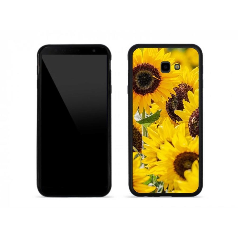 Gélový kryt mmCase na mobil Samsung J4 Plus - slnečnica