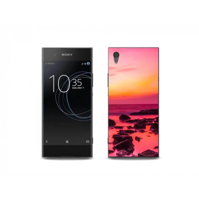 Gélový kryt mmCase na mobil Sony Xperia XA1 Plus - more a žiara