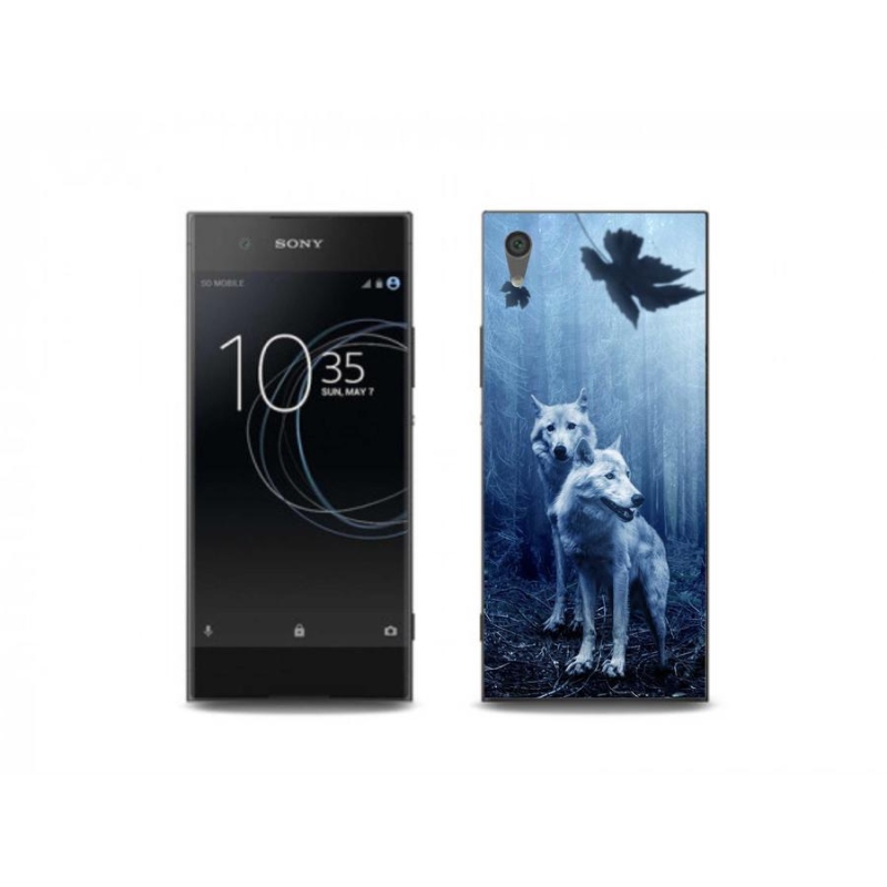 Gélový kryt mmCase na mobil Sony Xperia XA1 Plus - vlci v lese