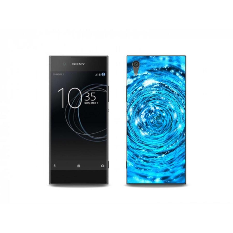 Gélový kryt mmCase na mobil Sony Xperia XA1 Plus - vodný vír