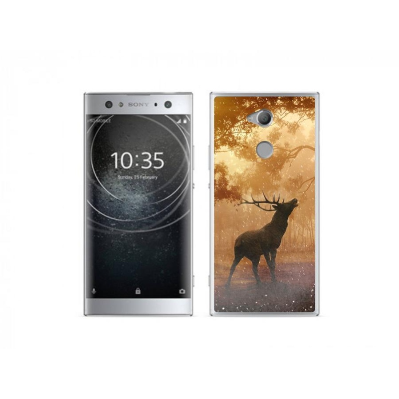 Gélový kryt mmCase na mobil Sony Xperia XA2 Ultra - jeleň v ruji