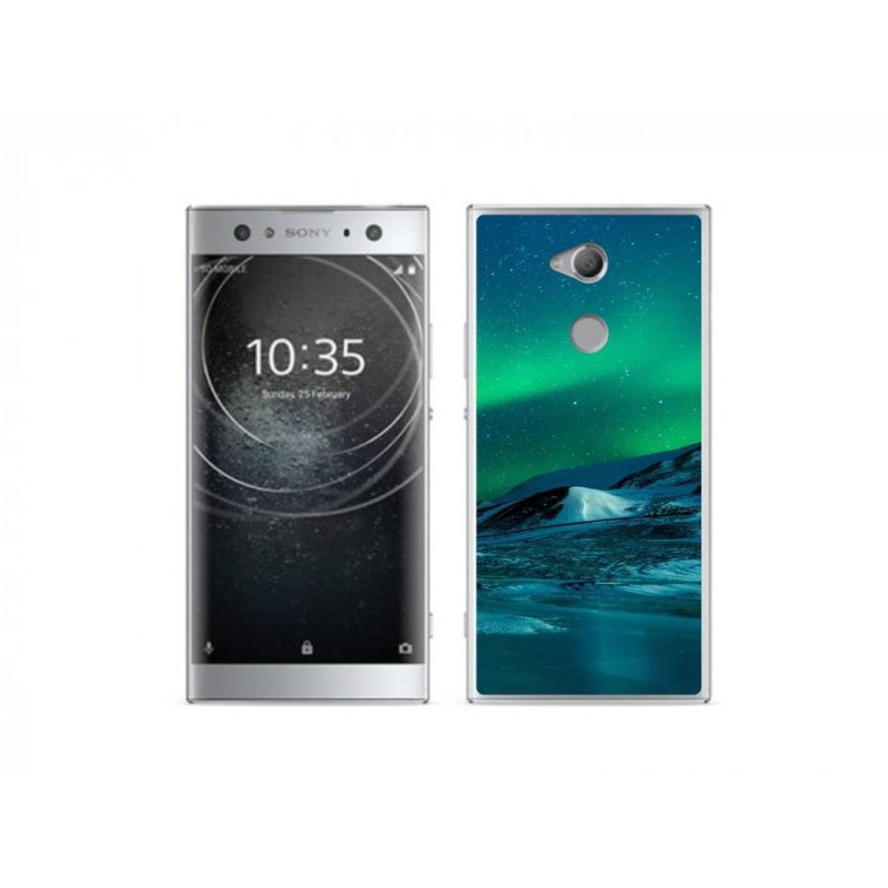 Gélový kryt mmCase na mobil Sony Xperia XA2 Ultra - polárna žiara