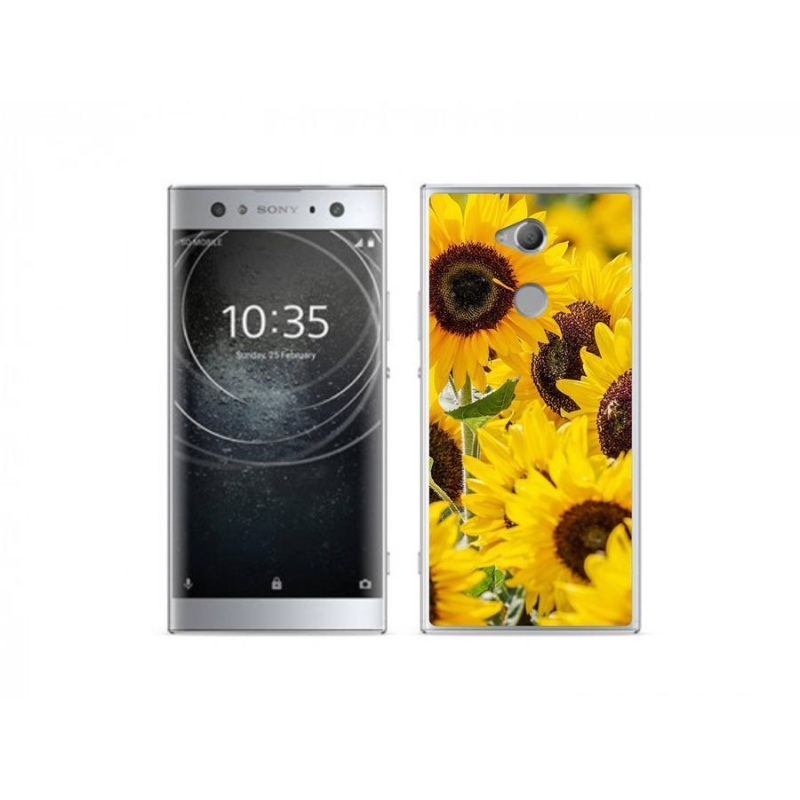 Gélový kryt mmCase na mobil Sony Xperia XA2 Ultra - slnečnica