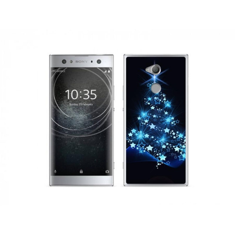 Gélový kryt mmCase na mobil Sony Xperia XA2 Ultra - vianočný stromček