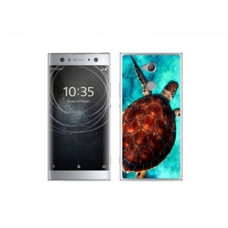 Gélový kryt mmCase na mobil Sony Xperia XA2 Ultra - korytnačka