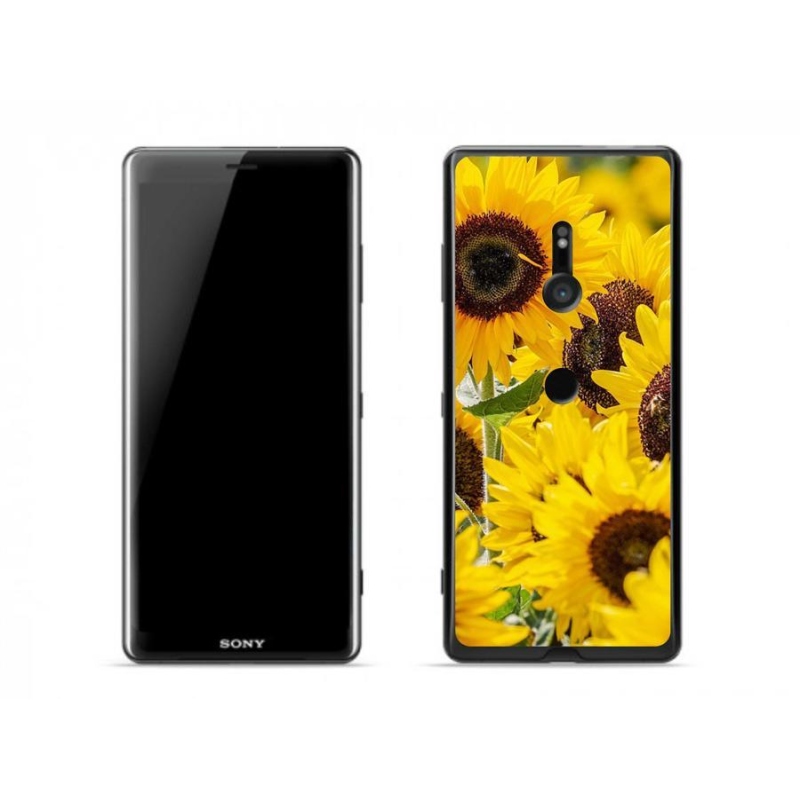 Gélový kryt mmCase na mobil Sony Xperia XZ3 - slnečnica