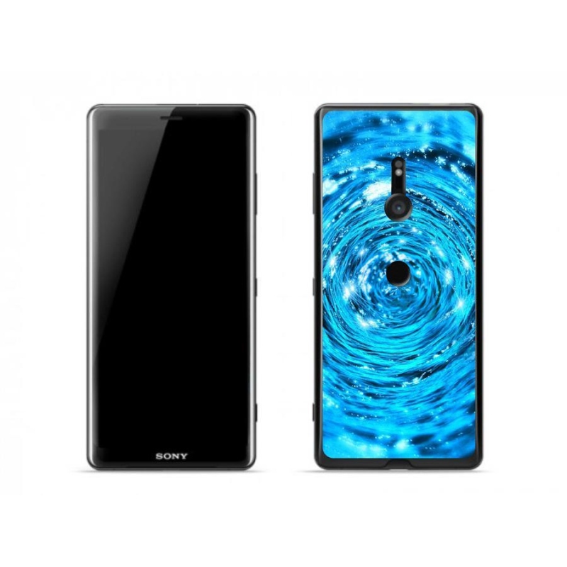 Gélový kryt mmCase na mobil Sony Xperia XZ3 - vodný vír