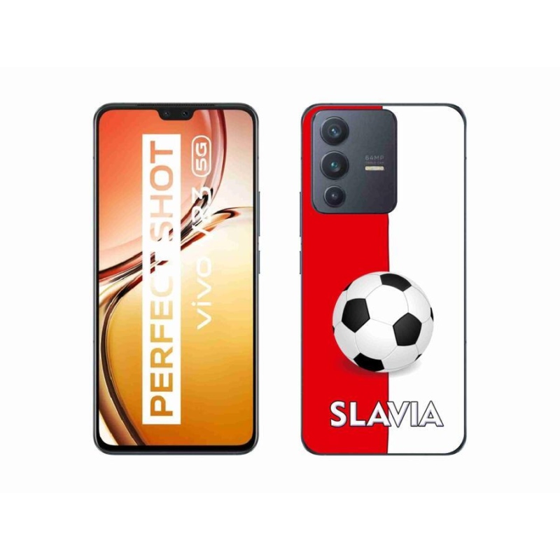 Gélový kryt mmCase na mobil Vivo V23 5G - futbal 2