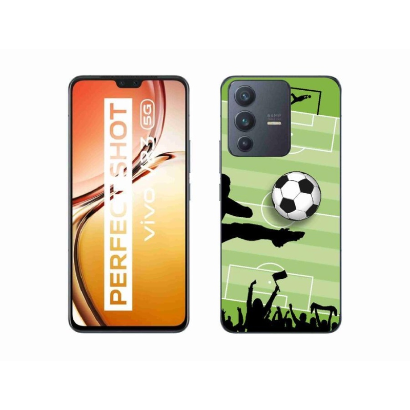 Gélový kryt mmCase na mobil Vivo V23 5G - futbal 3