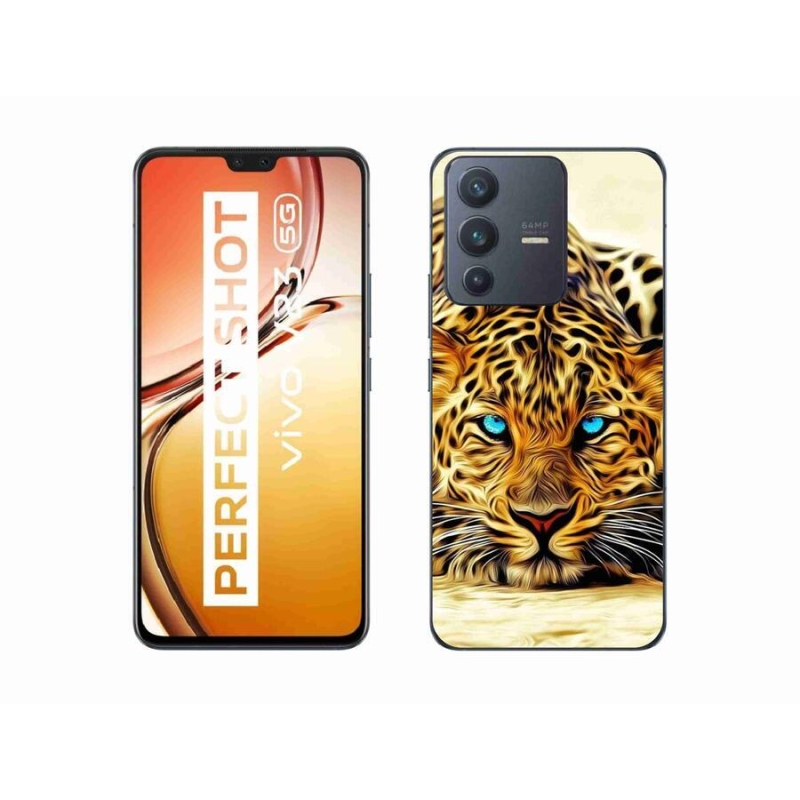 Gélový kryt mmCase na mobil Vivo V23 5G - kreslený tiger