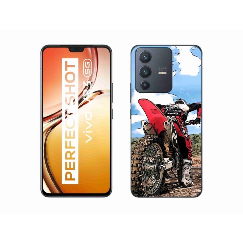 Gélový kryt mmCase na mobil Vivo V23 5G - moto