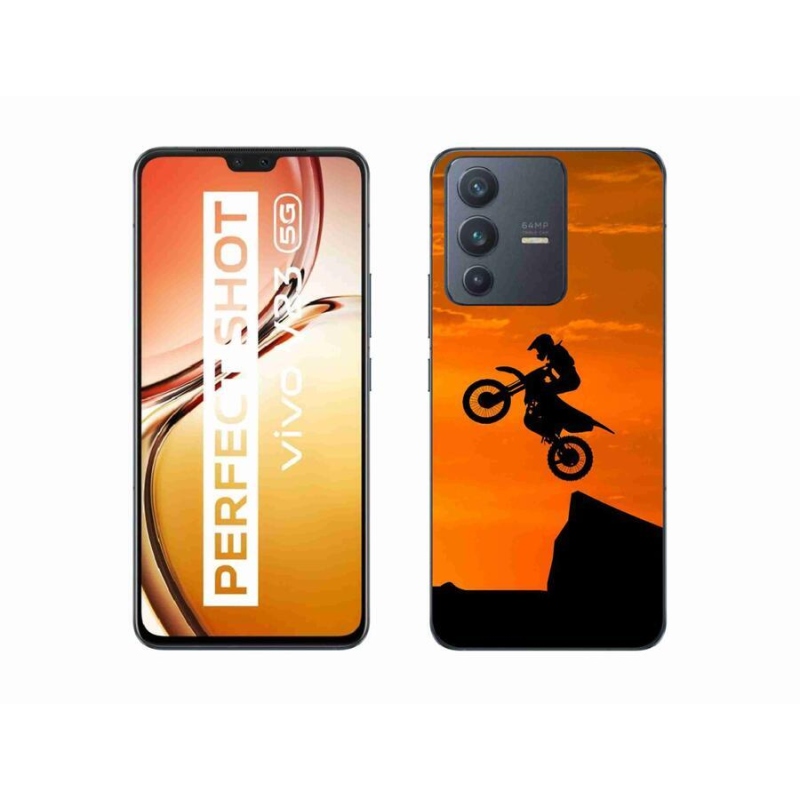 Gélový kryt mmCase na mobil Vivo V23 5G - motocross