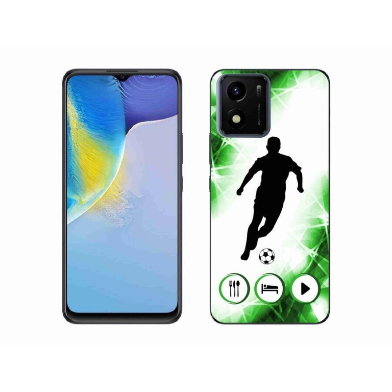 Gélový kryt mmCase na mobil Vivo Y01 - futbalista