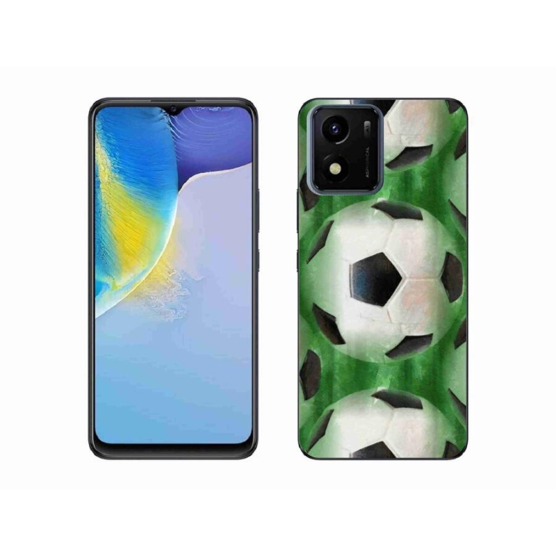 Gélový kryt mmCase na mobil Vivo Y01 - futbalová lopta