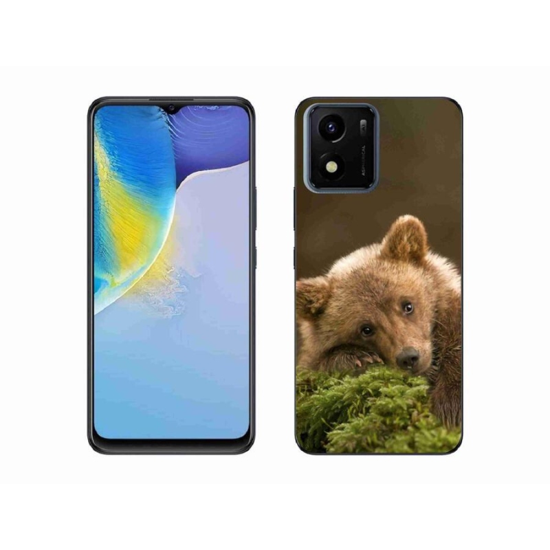 Gélový kryt mmCase na mobil Vivo Y01 - medveď