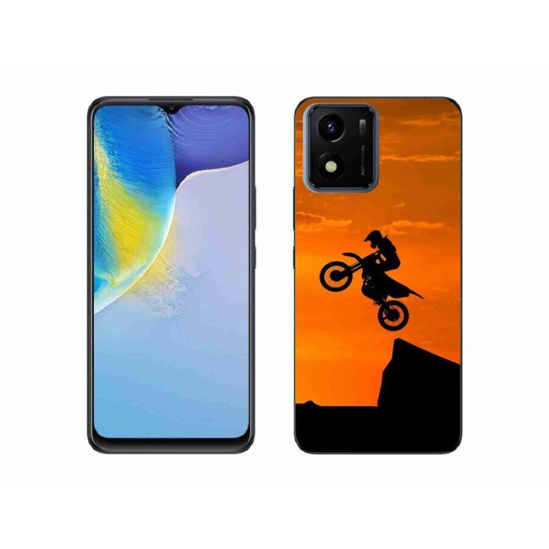 Gélový kryt mmCase na mobil Vivo Y01 - motocross