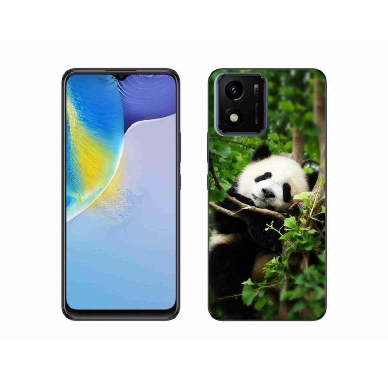 Gélový kryt mmCase na mobil Vivo Y01 - panda