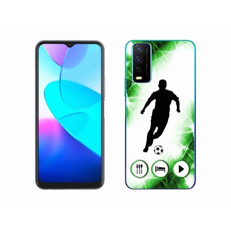 Gélový kryt mmCase na mobil Vivo Y11s/Y20s - futbalista