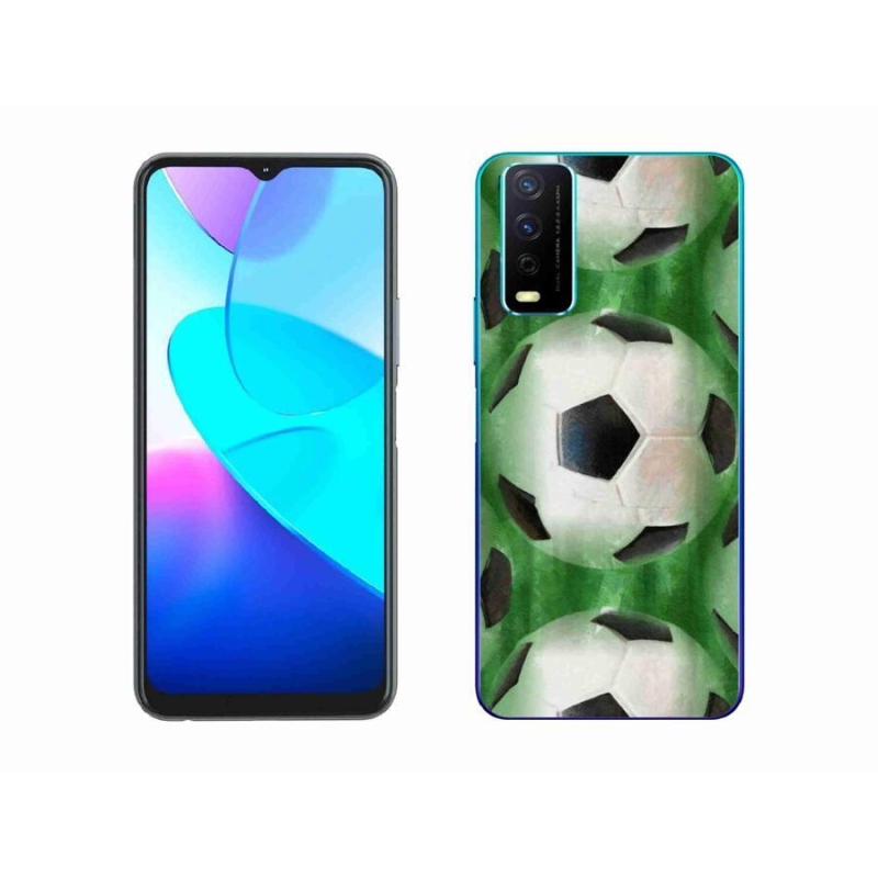 Gélový kryt mmCase na mobil Vivo Y11s/Y20s - futbalová lopta