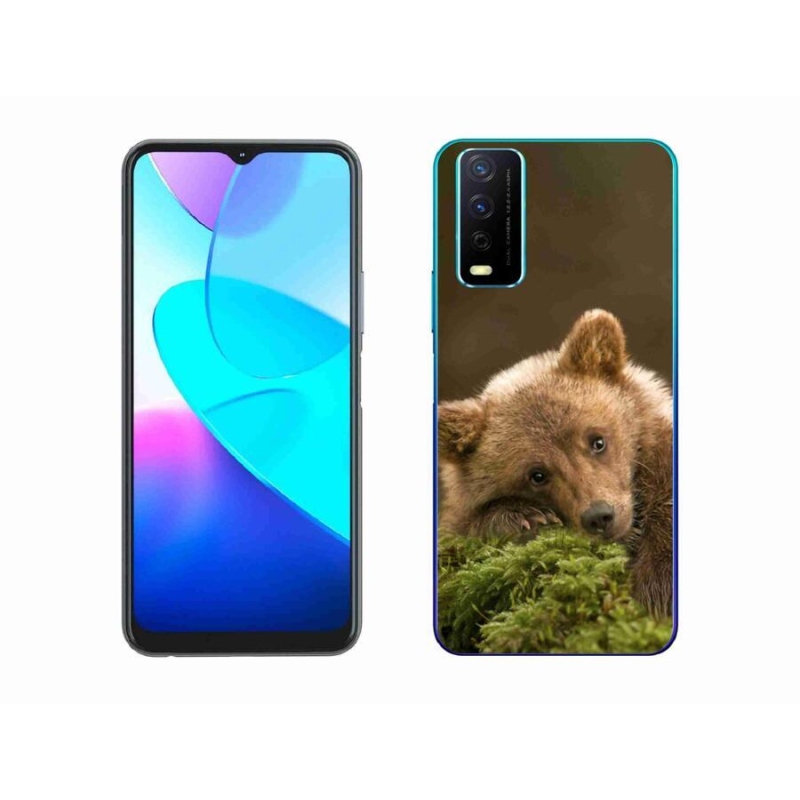 Gélový kryt mmCase na mobil Vivo Y11s/Y20s - medveď