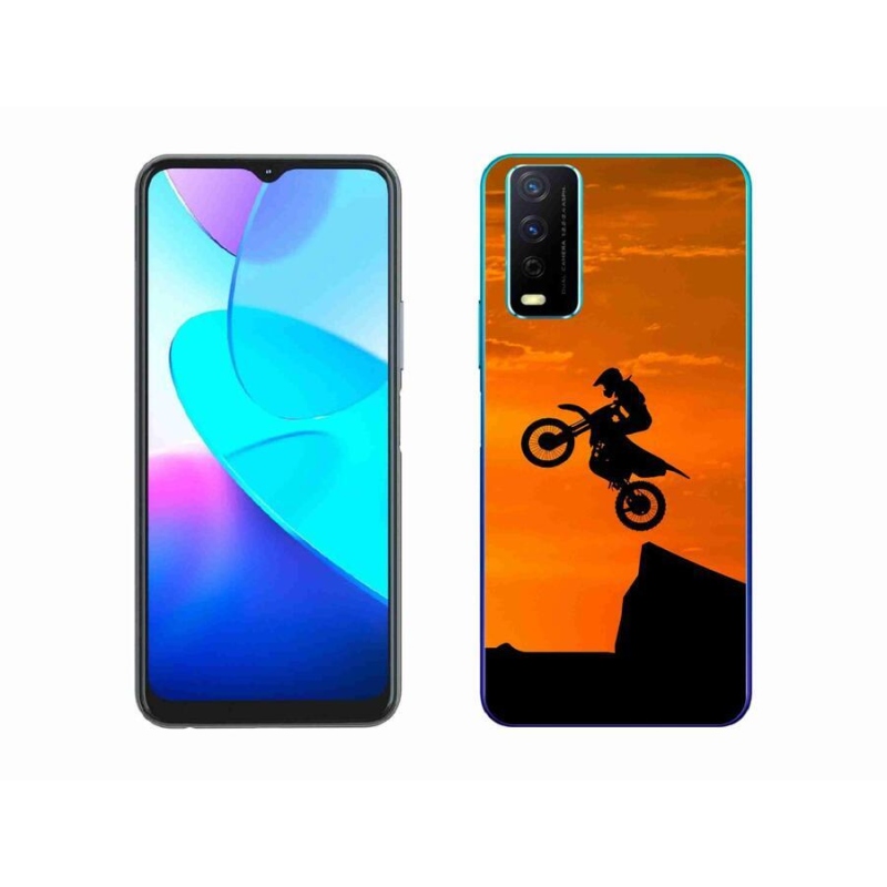 Gélový kryt mmCase na mobil Vivo Y11s/Y20s - motocross