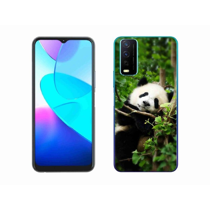 Gélový kryt mmCase na mobil Vivo Y11s/Y20s - panda