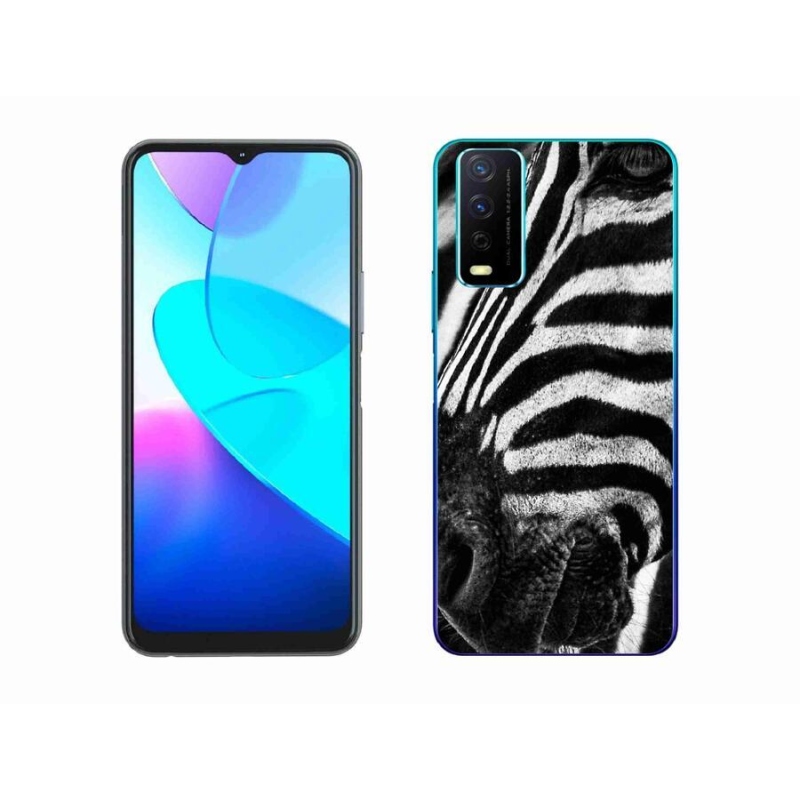 Gélový kryt mmCase na mobil Vivo Y11s/Y20s - zebra