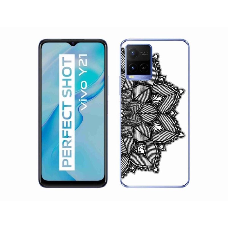 Gélový kryt mmCase na mobil Vivo Y21/Y21s/Y33s - mandala