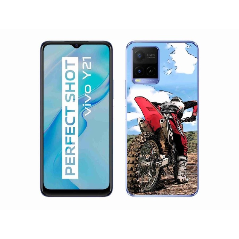 Gélový kryt mmCase na mobil Vivo Y21/Y21s/Y33s - moto