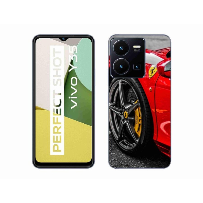 Gélový kryt mmCase na mobil Vivo Y35 - auto 1