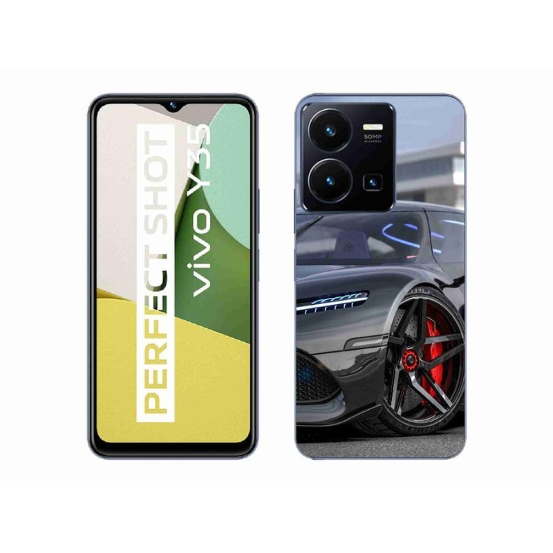 Gélový kryt mmCase na mobil Vivo Y35 - auto 5