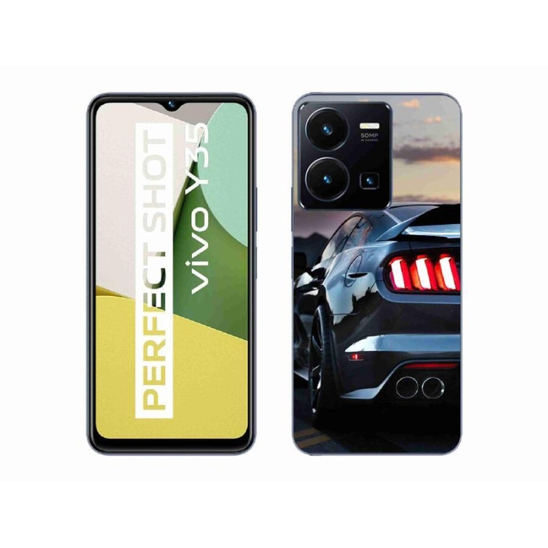 Gélový kryt mmCase na mobil Vivo Y35 - auto 7