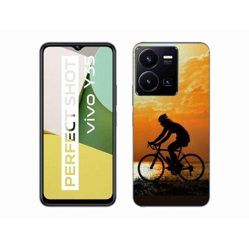 Gélový kryt mmCase na mobil Vivo Y35 - cyklovýlet