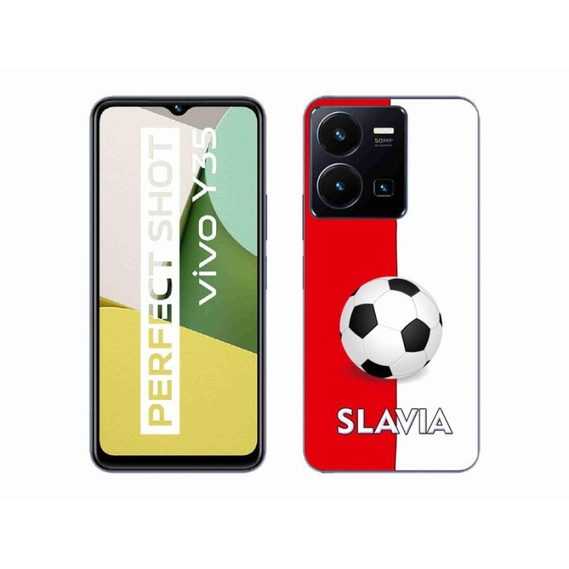 Gélový kryt mmCase na mobil Vivo Y35 - futbal 2